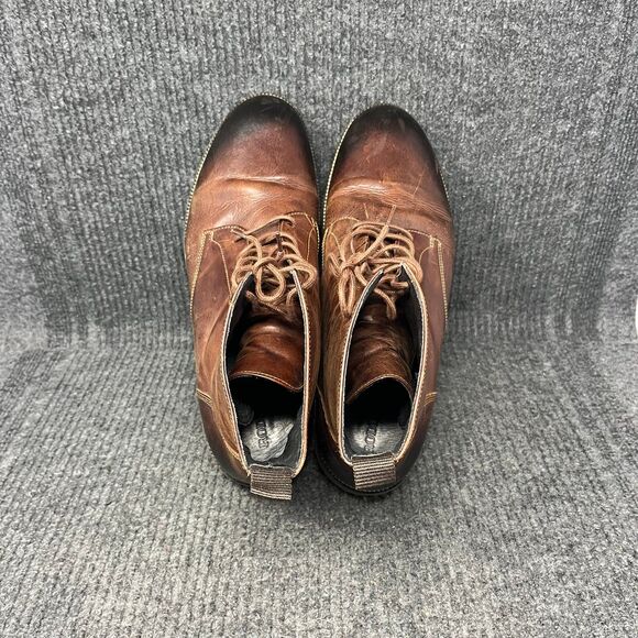 Rodd & Gunn Portal Military Boots Chukka Brown Leather Lace Up Mens 46 / US 13 main image 6